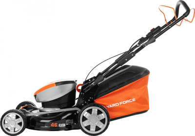 Kositëse bari me bateri Yard Force GR40, 46 cm, bateri 10Ah, portokalli e zezë