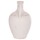 Vazo dekorative HomeMarkt Feax HM4676.02L, terrakotë, 35x35x58cm, e bardhë