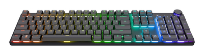 Tastierë gaming Trust GXT 868 Torix, mekanike, layout US, e zezë
