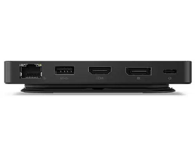 Dock laptopi Lenovo 40B90000WW, USB 3.2 Gen 1 Type C, dy ekrane 4K, i zi