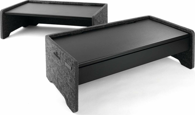 Sirtar për bazë monitori Durable EFFECT, me sirtar organizues, gri