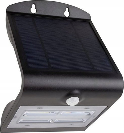 Dritë murale diellore REV Solar LED Butterfly, 3.2W, sensor lëvizjeje, e zezë