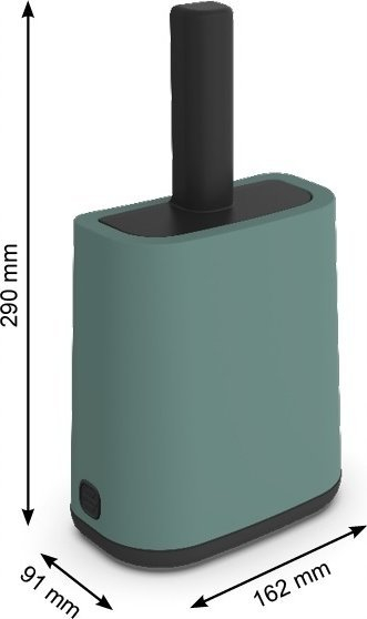 Lopatë me mbajtëse Rotho Shovel With Holder, plastike, e bardhë