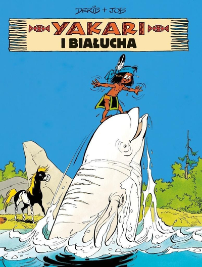 Libër komik Yakari Yakari and White Belly Vëllimi 21, për kalamaj, me figura me ngjyra