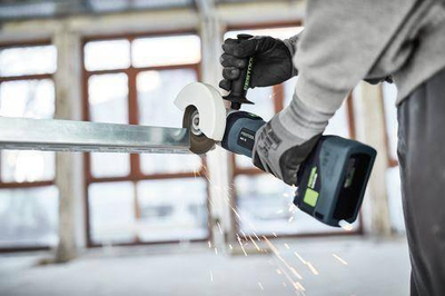 Bruskullë këndi Festool AGC 18-125 EB-Basic, 18V, bateri 5.2Ah, jeshile
