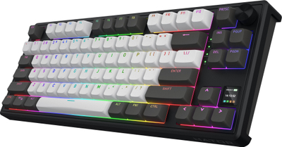 Tastierë gaming Hator HTK4180 Skyfall 80 PRO Wireless, 80%, RGB, layout ENG, e zezë