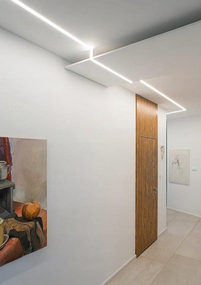 Profil LED Kluś Lipod, alumini i anodizuar, 2m, argjendtë