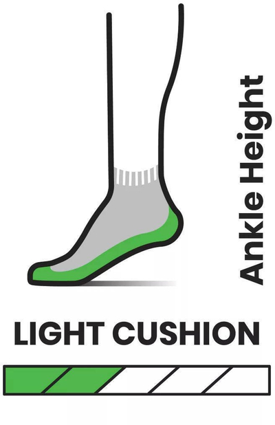 Çorape hiking Smartwool Hike Light Cushion Ankle, nr XL, blu alpine