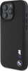 Mbrojtëse telefoni BMW Smooth Rubber Logo, për iPhone 16 Pro Max 6.9", silikon, e zezë