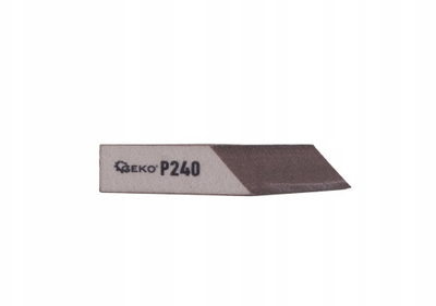 Bllok zmerili Geko P240, i pjerrët, 125x90x25mm, gri