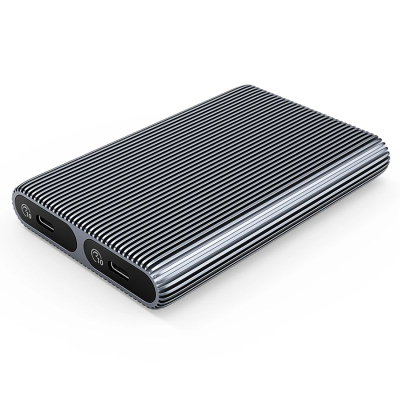 Kuti e jashtme SSD Orico AM2C3-2N, për 2x M.2 NVMe, USB‑C 3.2 10Gb/s, gri