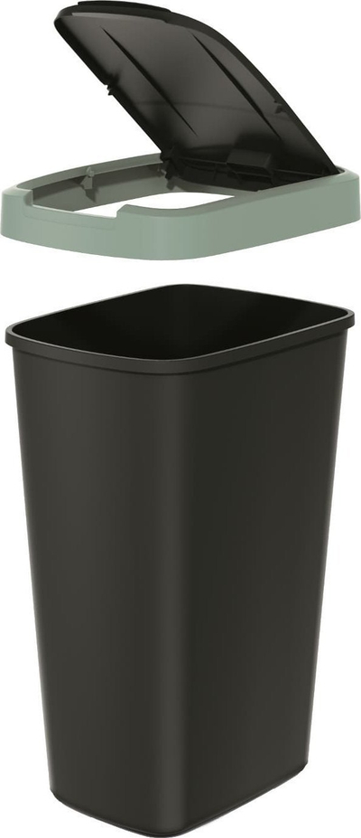 Kosh plehrash No Brand COMPACTA Q, 45L, plastik, jeshile e çelët