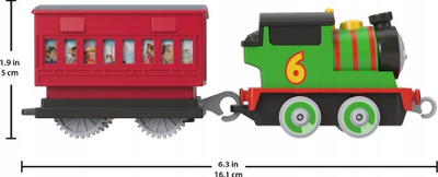 Set trenash Fisher Price Thomas and Friends All Engines Go Push Along Track, die cast, për kalamaj