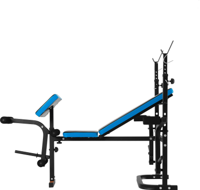 Stol multifunksional REBEL ACTIVE, i rregullueshëm, me preacher bench, i zi