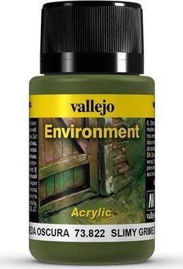 Bojë efektash Vallejo Weathering Effects Slimy Grime Dark, 40ml, jeshile e errët