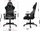 Karrige gaming Huzaro Force 6.2, rrjetë, deri 130 kg, gri me të zezë
