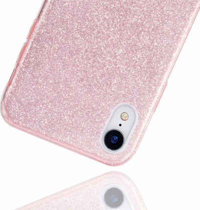 Futrollë me shkëlqim për Samsung Galaxy A16, mbrojtëse 3‑në‑1, transparente me glitter