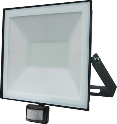Prozhektor LED Volteno START VO0942, 100W, sensor lëvizjeje, IP65, i zi