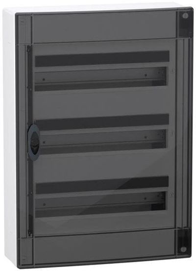 Bllok shpërndarës Schneider PrismaSeT XS LVSXR318, 3x18 module, për montim përjashta murit, IP40, i bardhë