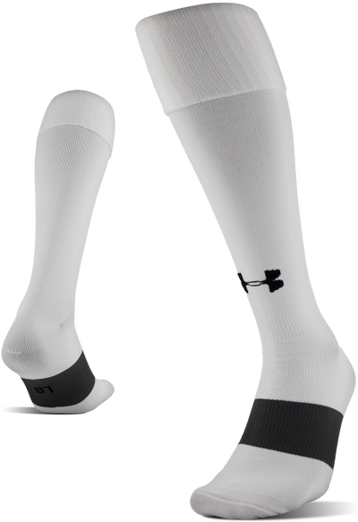 Çorape futbolli Under Armour Soccer Solid OTC, të gjata, e bardhë