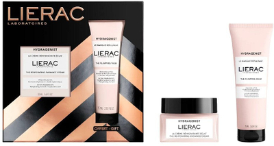 Set për kujdesin e fytyrës Lierac Hydragenist, krem hidratues edhe maskë plumping