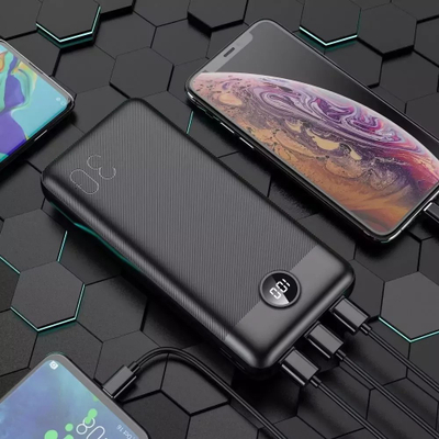 Powerbank Veger L30, 30000mAh, Power Delivery 20W Quick Charge 3.0, i zi