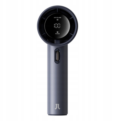 Ventilator dore USB Jisulife PRO1, 3600mAh, ekran LED, blu e errët