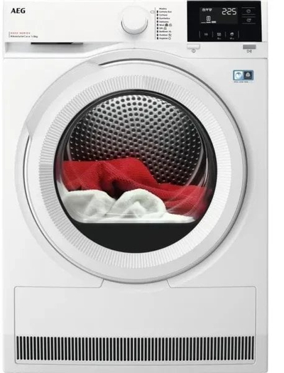 Сушара за алишта АЕГ TR818A2E, 8kg, A+++, бела
