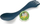 Lugë–pirun Light My Fire Spork O BIO, bioplastike, 3 në 1, blu