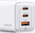 Karikues muri USAMS US-CC180, 65W, 2xUSB-C 1xUSB, i zi