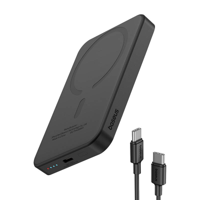 Powerbank Baseus Magnetic Mini, 5000mAh, 20W, i zi