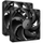 Ventilator PC Corsair iCUE Link RX140, 140mm, PWM, paketë dyshe, i zi