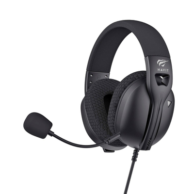 Kufje gaming Havit Fuxi H5d, 3.5mm, me mikrofon, të zeza
