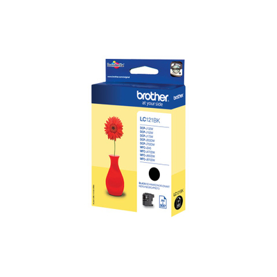 Кертриџ со боја Brother LC121BK, црн, до 300 страници