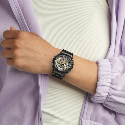 Orë për femra Casio G-Shock Quartz hCA3933, transparente