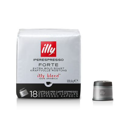 Illy Forte, përzierje kompatibile me Illy® Iperespresso (18 kapsula)
