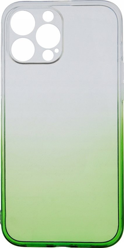 Mbulesë telefoni Ombre për Samsung Galaxy A14, TPU i butë, transparente, jeshile