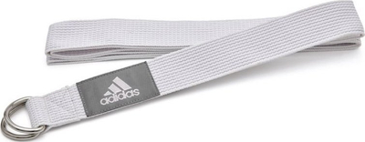Rrip joga adidas ADYG-20200CW, pambuk–poliester, me unaza metalike, gri