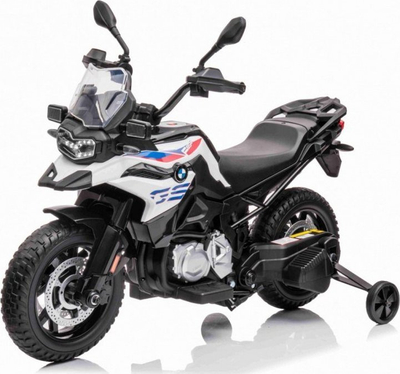 Motor elektrik për kalamaj BMW F850 GS, drita LED, panel muzike USB, i bardhë