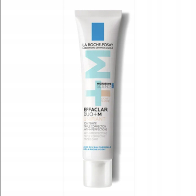Krem fytyre La Roche-Posay Effaclar Duo+M Unifiant Light, kundër akneve, për lëkurë të yndyrshme, me ngjyrë
