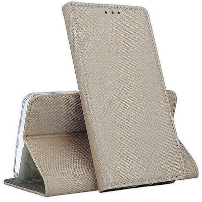 Kapak telefoni Mocco Smart Magnet Book për iPhone 11 Pro Max, tip libër, gold