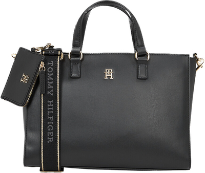 Çantë dore për femra Tommy Hilfiger, e zezë