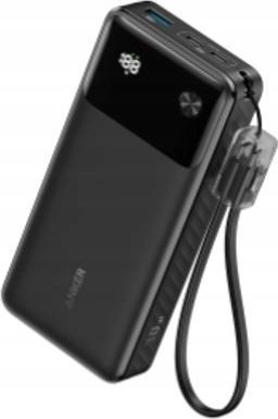 Powerbank Anker 30W PD, 20000mAh, me ekran digjital, e zezë
