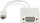 Adapter USB LMP 15979, USB C në VGA, Full HD 1920x1080, argjendtë