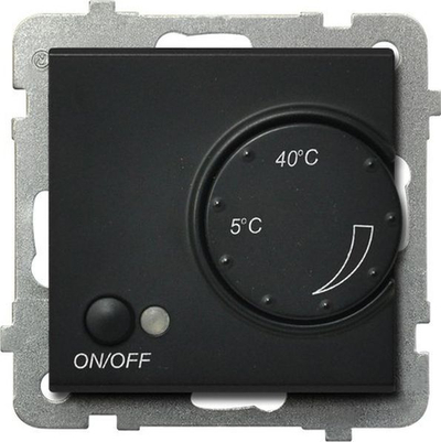 Kontrollues i temperaturës Ospel SONATA RTP-1RN / m / 33 - RTP-1RN / m / 33, i zi