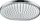 Kада за туш таванска Hansgrohe Crometta S, 24 cm, хром