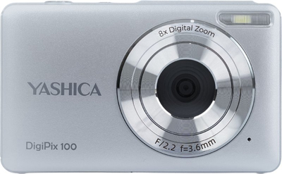 Дигитален фотоапарат Yashica DigiPix 100, видео Full HD, екран 2.4\", бел