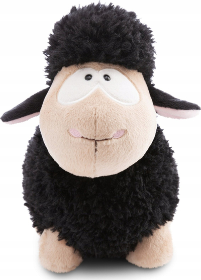 Lodër pelushi Nici Wooly Gang Sheep, 22 cm, e zezë