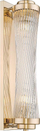 Lampë murale Netlighting Sergio, 2x E19, IP20, ngjyrë e artë