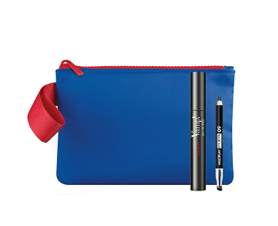 Set për femra PUPA MIlano Vamp! All in One Mascara Gift Set, maskarë + laps për sy + çantë kozmetike
